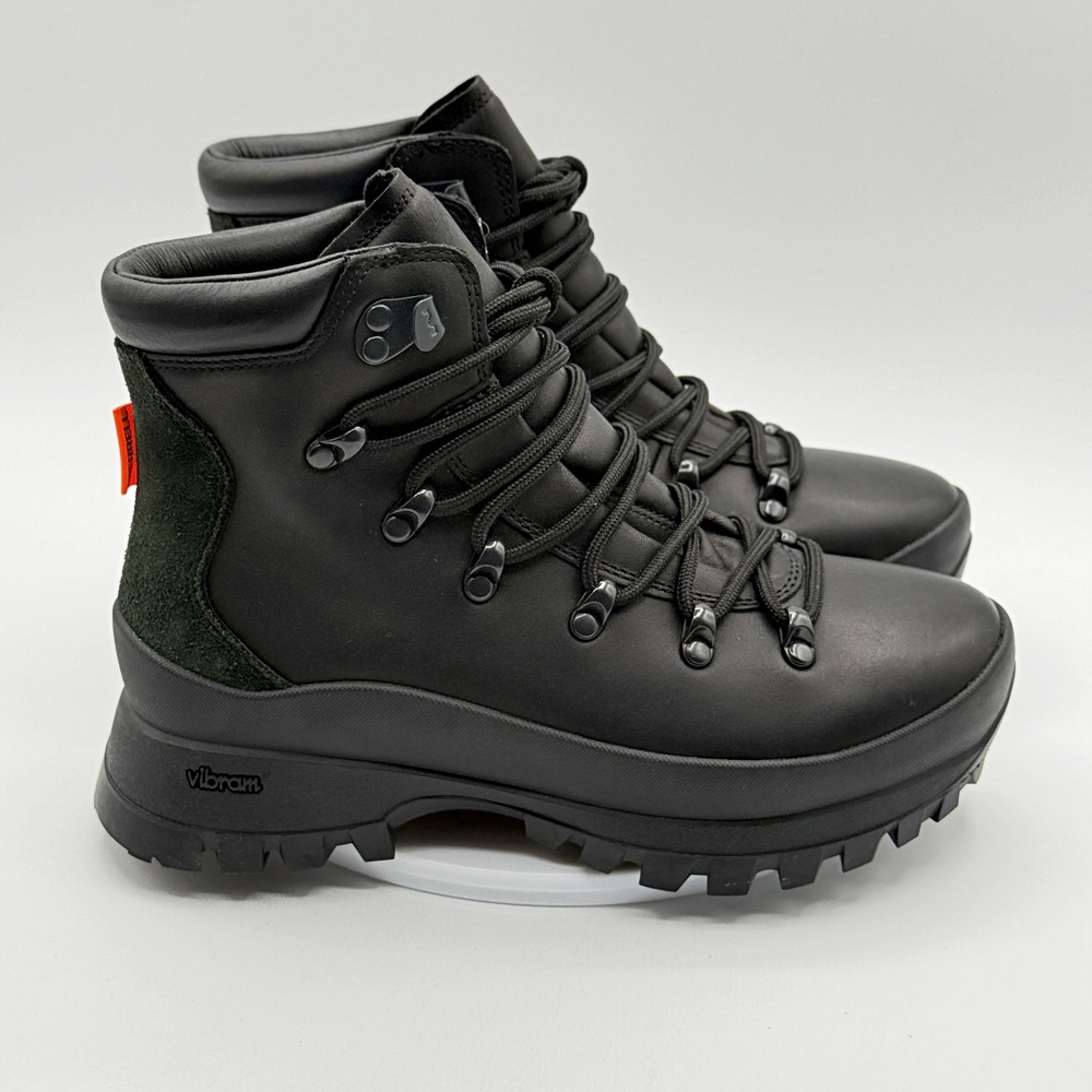 Merrell Bristol Mid Hiking Boots / Size 6.5 Womens / Black Leather Vibram
